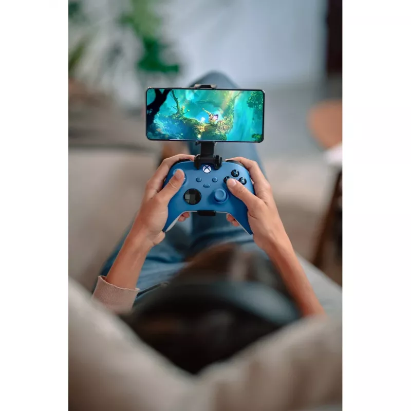 Microsoft Xbox belaidis valdiklis Mėlyna, Balta Bluetooth/USB Gamepad Analoginis / Skaitmeninis Android, PC, Xbox One, Xbox One S, Xbox One X, Xbox Series S, Xbox Series X, iOS