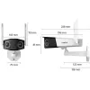 Reolink Duo Series W730 – 4K lauko Wi-Fi kamera, dvigubas objektyvas, 180° panoraminis vaizdas, asmens/transporto priemonės/gyvūno aptikimas