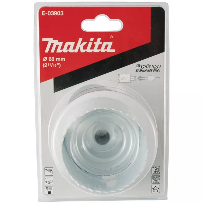 Makita EZYCHANGE pjūklas skylėms – medžiui ir metalui