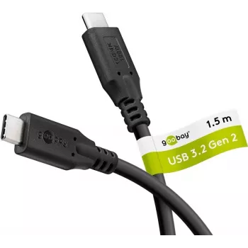 Goobay USB-C laidas USB 3.2 100 W 10 Gbit/s Power Delivery 1,5 m - Kištukas (74201)