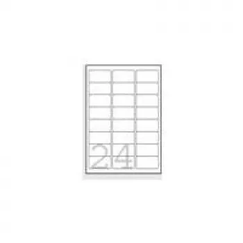Adresų etiketės Avery Zweckform J8159-25 – baltos, rašaliniam spausdintuvui, 63,5×33,9 mm, 600 etikečių (25 lapai)
