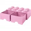 LEGO Brick Drawer 8 rožinė, dėžutė daiktams susidėti rožinė