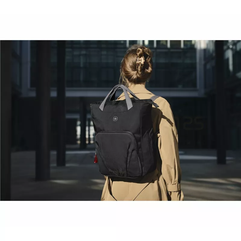 Moteriškas krepšys Wenger SwissGear Motion Vertical Tote 39,6 cm 15,6 colio juodas