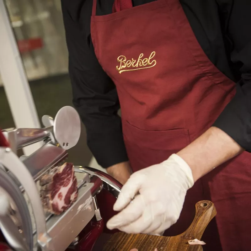 Virtuvinė prijuostė Berkel DV7700 Unisex raudona medvilnė