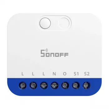 Išmanusis mini WiFi reguliatorius Sonoff MINI-DIM – sieninis modulis LED ir apšvietimo reguliavimui, suderinamas su Matter