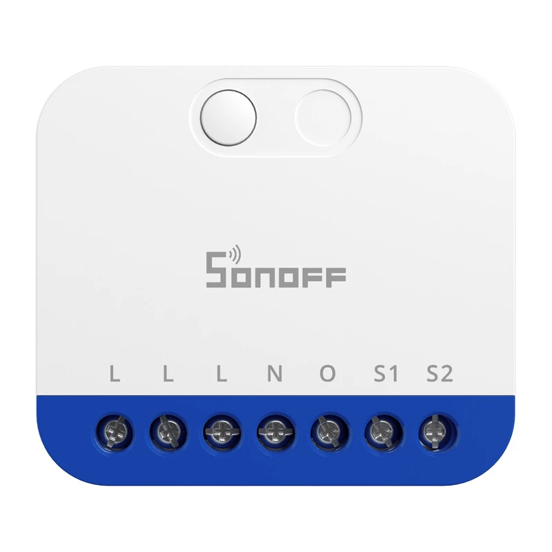 Išmanusis mini WiFi reguliatorius Sonoff MINI-DIM – sieninis modulis LED ir apšvietimo reguliavimui, suderinamas su Matter