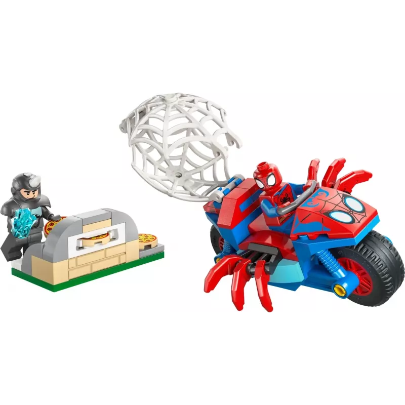 LEGO MARVEL 11206 Spidey ant motociklo prieš Raganosį