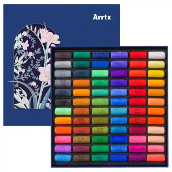 Minkštų pastelių rinkinys Arrtx LC303762 – 72 spalvos, meninės sausos pastelės
