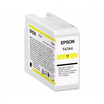 Originali Epson UltraChrome Pro 10 T47A4 geltona kasetė – geltonas pigmentinis rašalas
