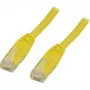 Deltaco UTP Cat6 RJ-45 tinklo laidas 3 m geltonas