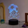 Stalinė lempa MANTA SNL124RGB RGB 3D šviesos dekoratyviniai rutuliai, keičiamos spalvos LED