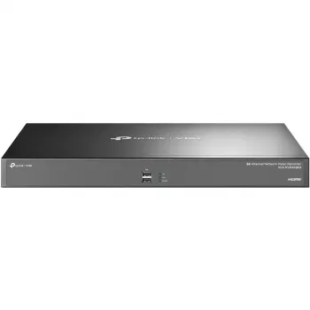 Tinklinis vaizdo registratorius TP-Link VIGI 64 kanalų NVR, 64ch įvestis, 4K 3840×2160, 16ch atkūrimas, SATA HDD, 64 TB max, 2×LAN, USB-A