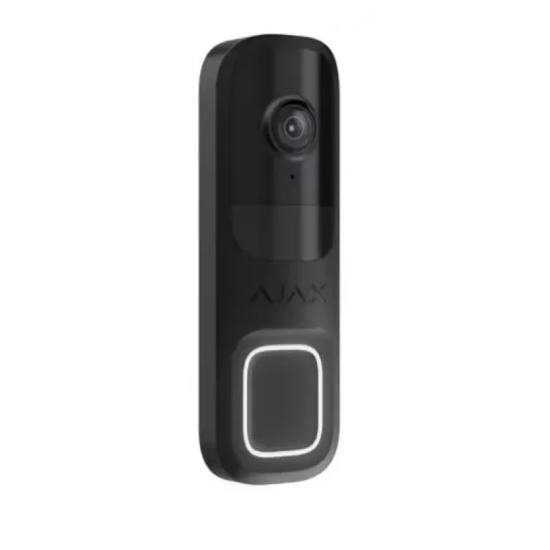 AJAX DoorBell belaidis vaizdo skambutis (juodas)