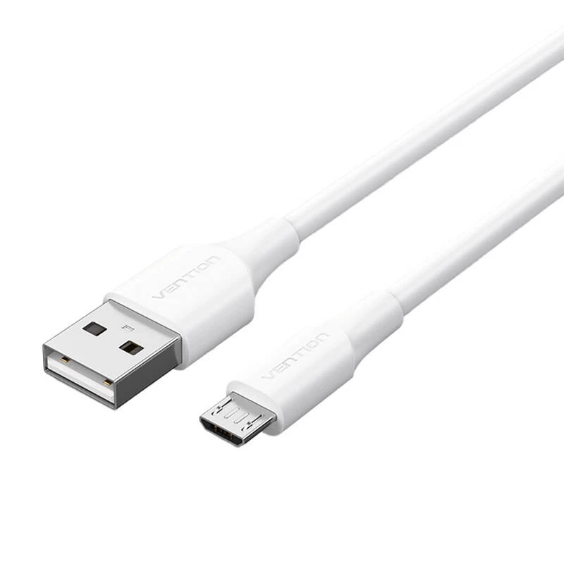 Laidas USB 2.0 į MICRO-B / 1 m baltas Ctiwf Vention