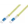 Lightwin LDP-09 LC-LC 20.0 šviesolaidinis kabelis 20 m geltonas
