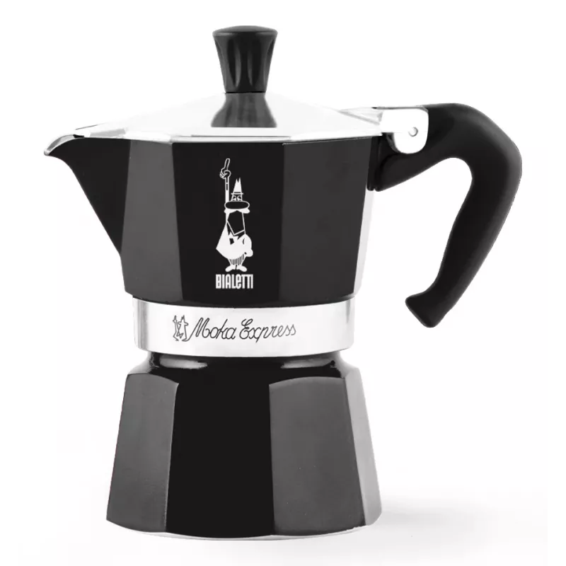 Bialetti Moka Express kavinukas juodas