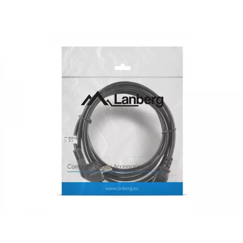 Lanberg CA-C13C-11CC-0030-BK maitinimo laidas juodas 3 m C13 kištukas CEE7/7