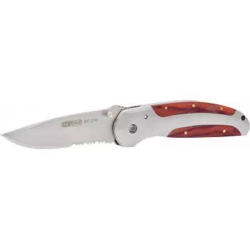 Sulankstomas peilis ks tools 907.2190, ašmenų ilgis 220,0 mm, su fiksavimo mechanizmu
