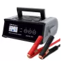 Įkroviklis QOLTEC 52514 – 12V/24V, 25A, AGM/GEL/SLA baterijoms su LCD ekranu