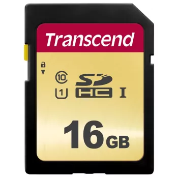 Transcend 16GB SDHC UHS-I 500S atminties kortelė