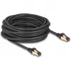 Tinklo kabelis DeLOCK RJ45 Cat.6A S/FTP 10m juodas