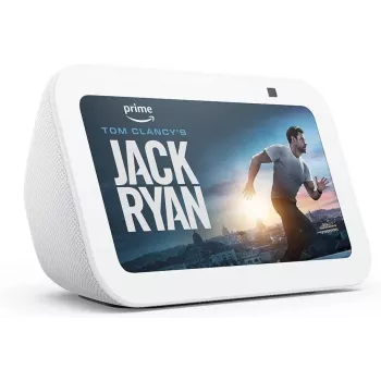 Išmanusis ekranas Amazon Echo Show 5 (3 kartos) – 5,5 colio (14 cm) jutiklinis ekranas, Alexa, MediaTek MT8169B, baltas