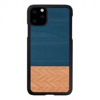 Apsauginis dėklas iPhone 11 Pro Max man and wood – džinsinis juodas