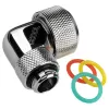 Alphacool 17394 90° kampinė jungtis 16 mm HardTube chromuota