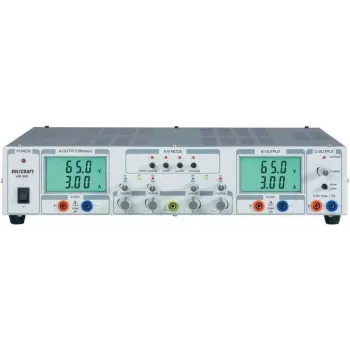 Voltcraft laboratorinis maitinimo šaltinis, reguliuojamas VSP 2653 0.1 - 65 V/DC 0 - 3 A 399 W 3x