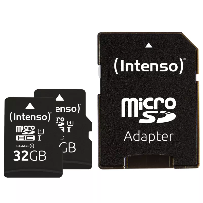 Intenso 32GB UHS-I microSDHC Doppelpack (dvi kortelės)