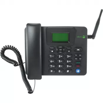 IP telefonas Doro 4100H juodas laidinis ragelis LCD 128x64 500 įrašų