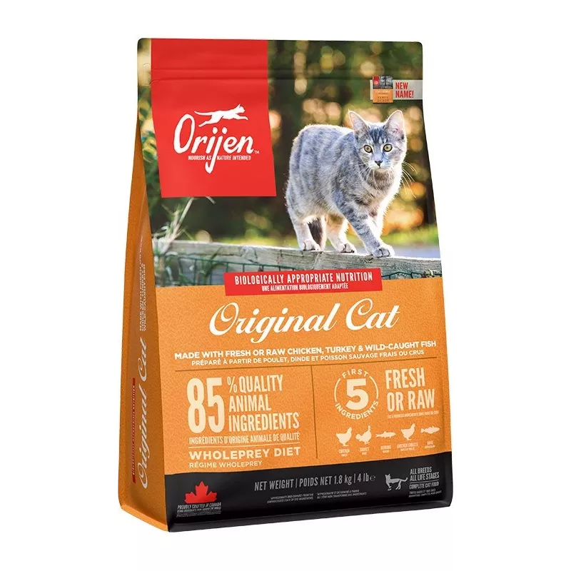 ORIJEN Cat Original – sausas ėdalas katėms – 1,8 kg