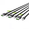 Laidų rinkinys Green Cell KABGCSET04 30cm 120cm 200cm