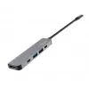 USB-C stotelė FIXED FIXHU-MN-GR 5 prievadų mini nešiojamiesiems kompiuteriams ir planšetėms