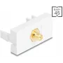DELOCK adapteris RP-SMA vyras į RP-SMA moteris baltas 90903