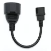 Maitinimo adapteris QOLTEC IEC 320 C14 į prancūzišką kištuką, 0,15 m laidas