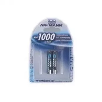 Baterija AAA HR03 Ansmann Blister 2 vnt. Akumuliatoriai 1000 mAh