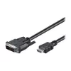 Goobay DVI-D/HDMI kabelis, nikeliuotas, 2 m | 50580