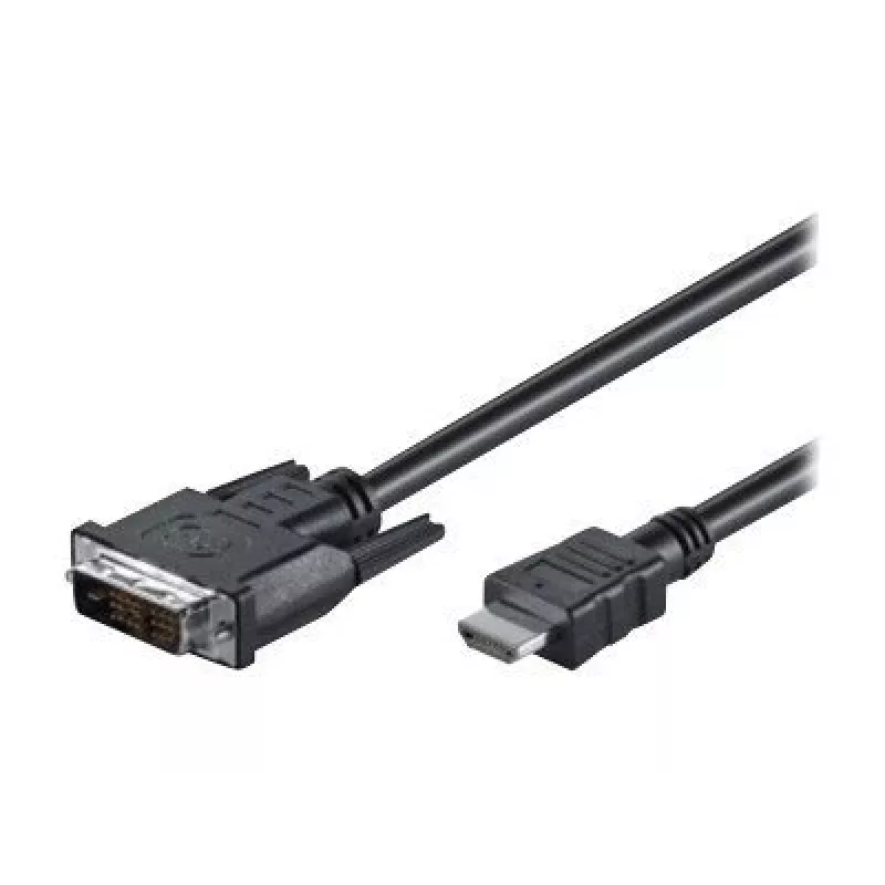 Goobay DVI-D/HDMI kabelis, nikeliuotas, 2 m | 50580