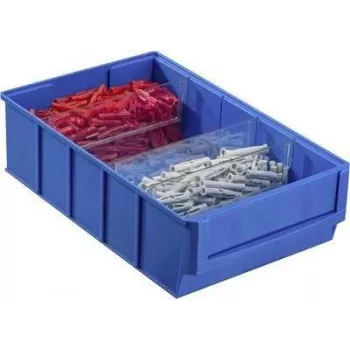 Dėžutė daiktams susidėti Allit 456530, plastikinė 185×300×81 mm, mėlyna