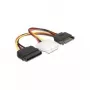 DeLOCK 65235 SATA / Molex Y maitinimo laidas 0,165 m