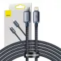 Baseus CAJY000301 mobiliojo telefono kabelis pilkas 2 m USB C Lightning