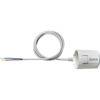 Elektrinis pavara GIRA 216900, 230 V, IP54 apsauga, balta