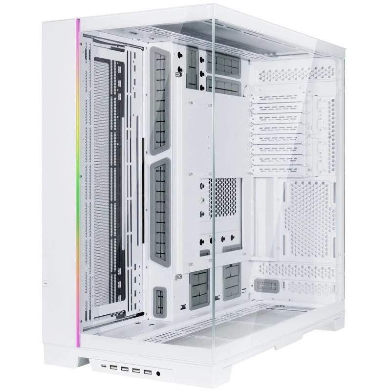 Lian Li O11 Dynamic EVO XL „Big Tower“ kompiuterio korpusas, baltos spalvos