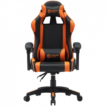 Žaidimų kėdė CANYON Core SGCH2 Juoda Oranžinė – ergonominis dizainas, reguliuojamas aukštis