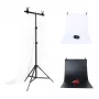 Foto studijos fonų laikiklis Puluz 70x200cm + Fonai 2 vnt DCA0976