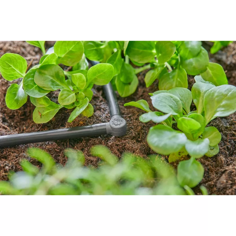 GARDENA L formos jungtis lašelinio laistymo sistemai 4,6 mm (3/16 inch) plastikas