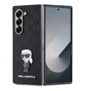 Karl Lagerfeld KLHCZFD6SAPKINPKK Galinis dangtelis Samsung Galaxy Z Fold6 plastikinis juodas