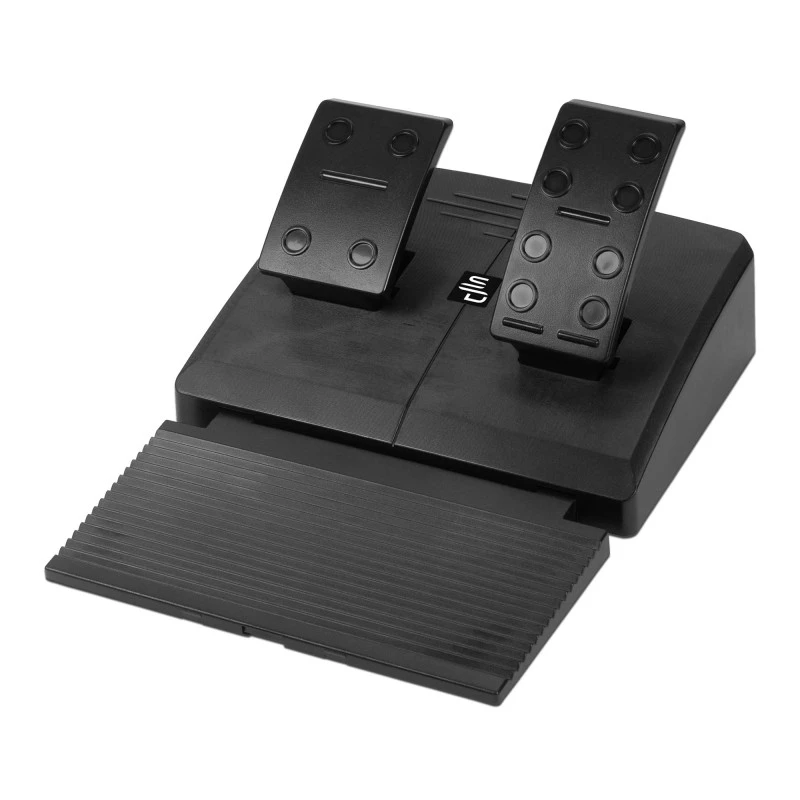 Vairas su pedalais Subsonic SV750 juodas 270° sukimosi kampas USB