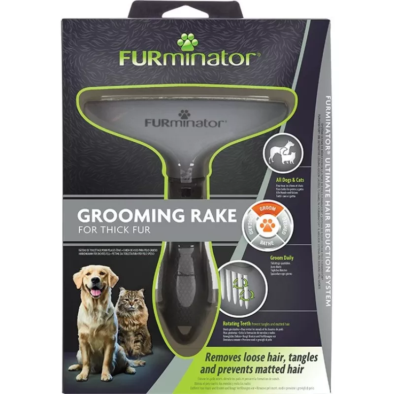 Furminator Grooming Rake šukos šunims su storu kailiu